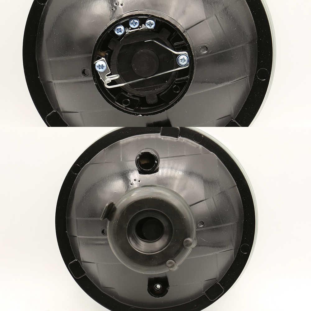 7" Round Glass Sealed Beam Dual Beam Conversion Kit + H4 LEDs - Image 7