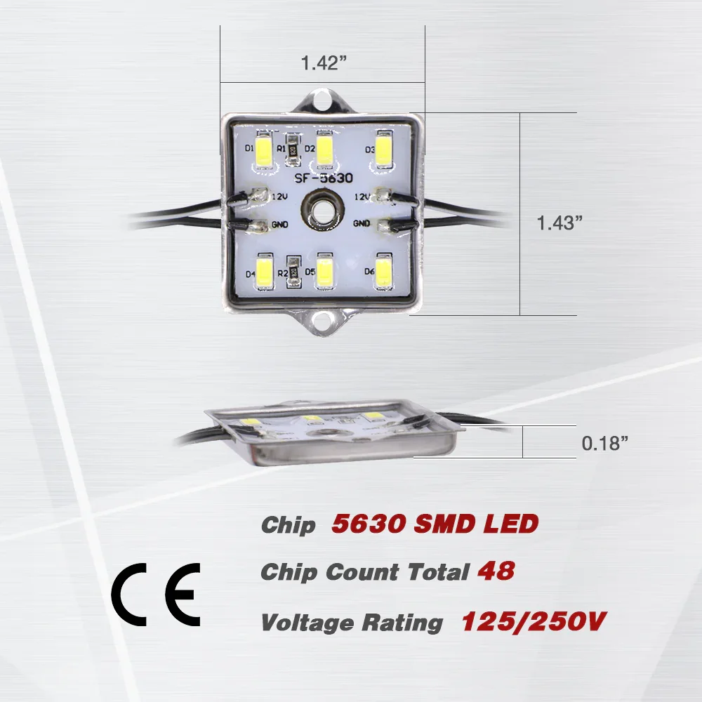 8 pcs of LED Pickup Truck Bed Light Kit Under-Glow Panel, 6000K White, w/ Switch Harness - Image 3