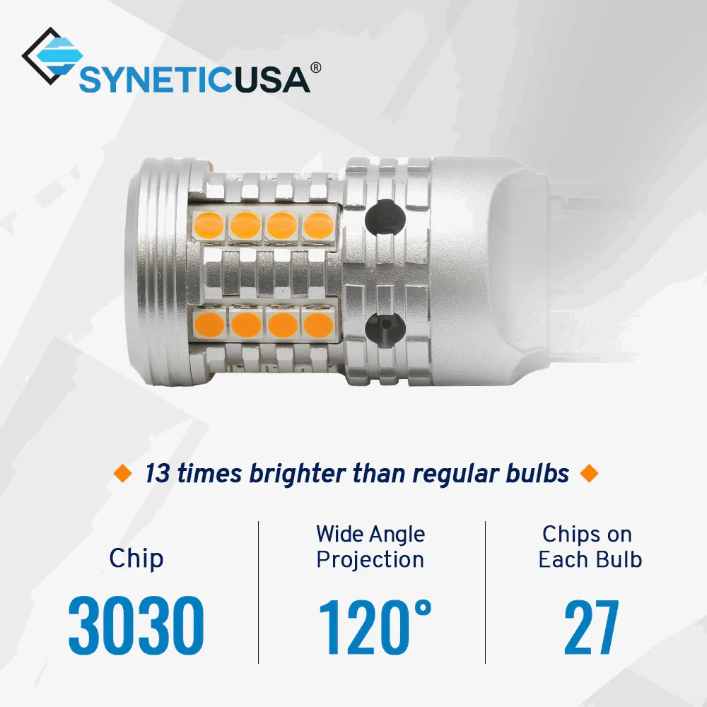 [8th Gen] CANBUS LED Light Bulbs Single Filament for Front Turn Signal Light - Image 4