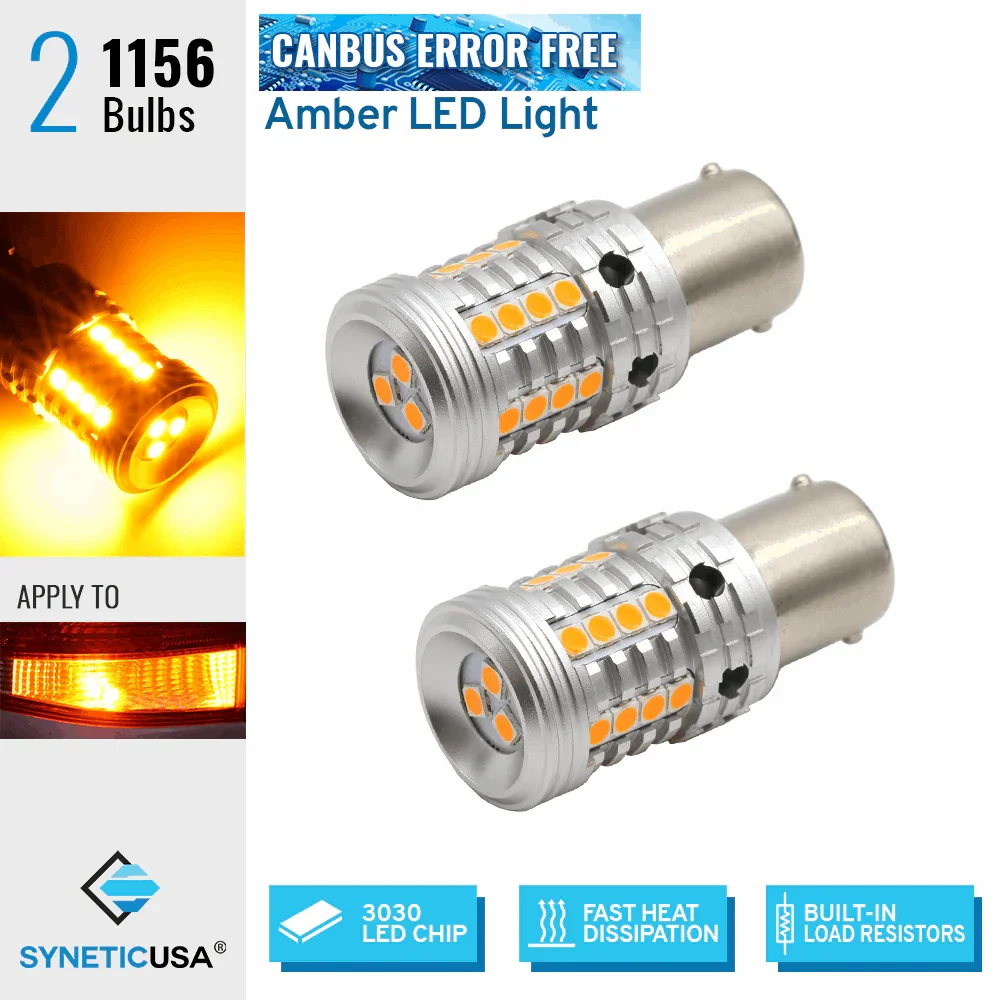 [8th Gen] CANBUS LED Light Bulbs Single Filament for Front Turn Signal Light - Image 8