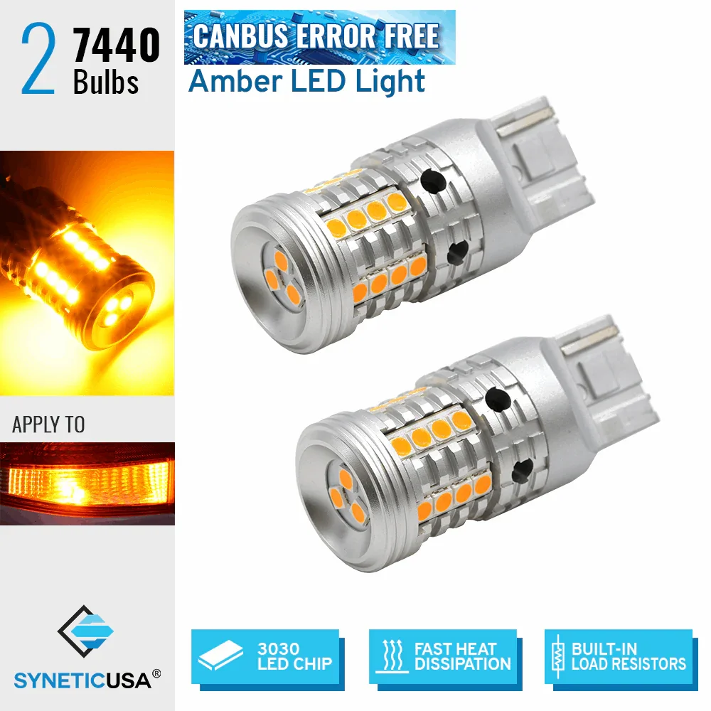 [8th Gen] CANBUS LED Light Bulbs Single Filament for Front Turn Signal Light - Image 9
