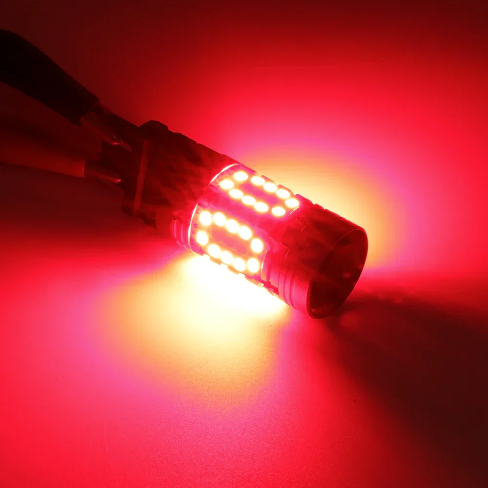 All-in-One CANBUS Red LED Brake Tail Light Bulbs - Image 7