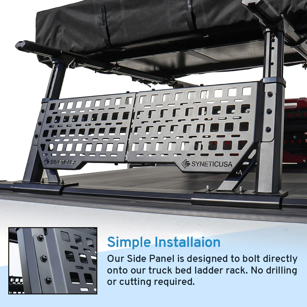 Adventure Trio Pack - MR Retractable PRO Tonneau Cover + Rack + Side Panels - Image 11
