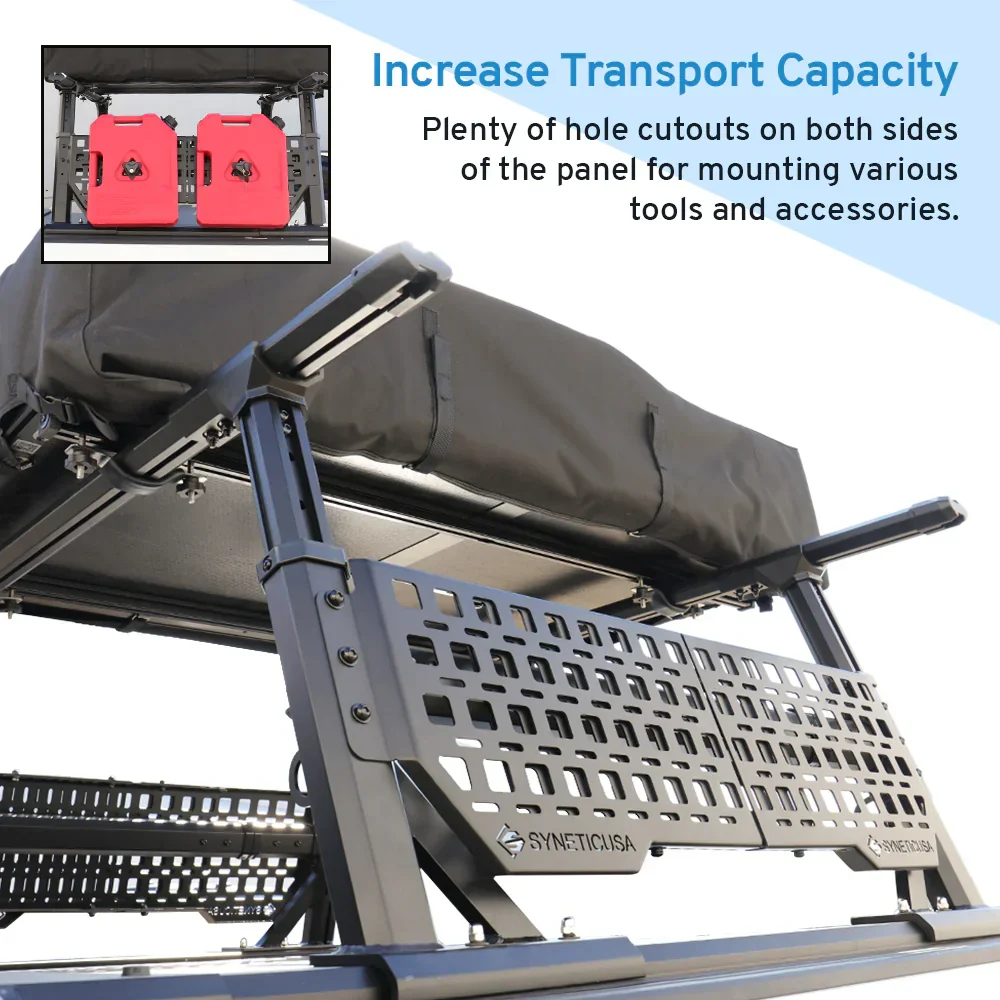 Adventure Trio Pack - MR Retractable PRO Tonneau Cover + Rack + Side Panels - Image 12