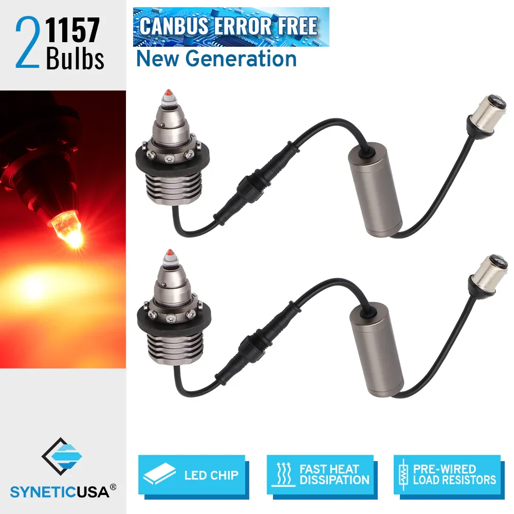 Detachable Resistor CANBUS LED Turn Signal Light Bulbs Bullet-Shaped - Image 12