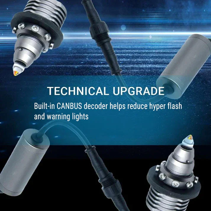 Detachable Resistor CANBUS LED Turn Signal Light Bulbs Bullet-Shaped - Image 17