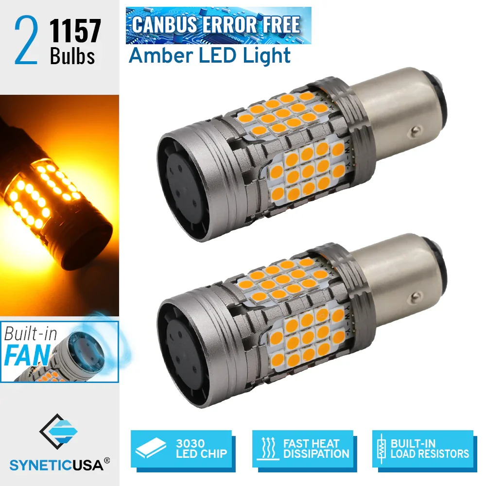 All-in-One CANBUS Amber LED Light Bulbs for Turn Signal Light - Image 10