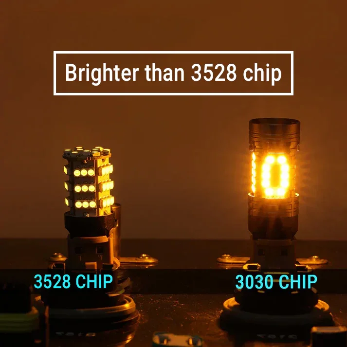 All-in-One CANBUS Amber LED Light Bulbs for Turn Signal Light - Image 11