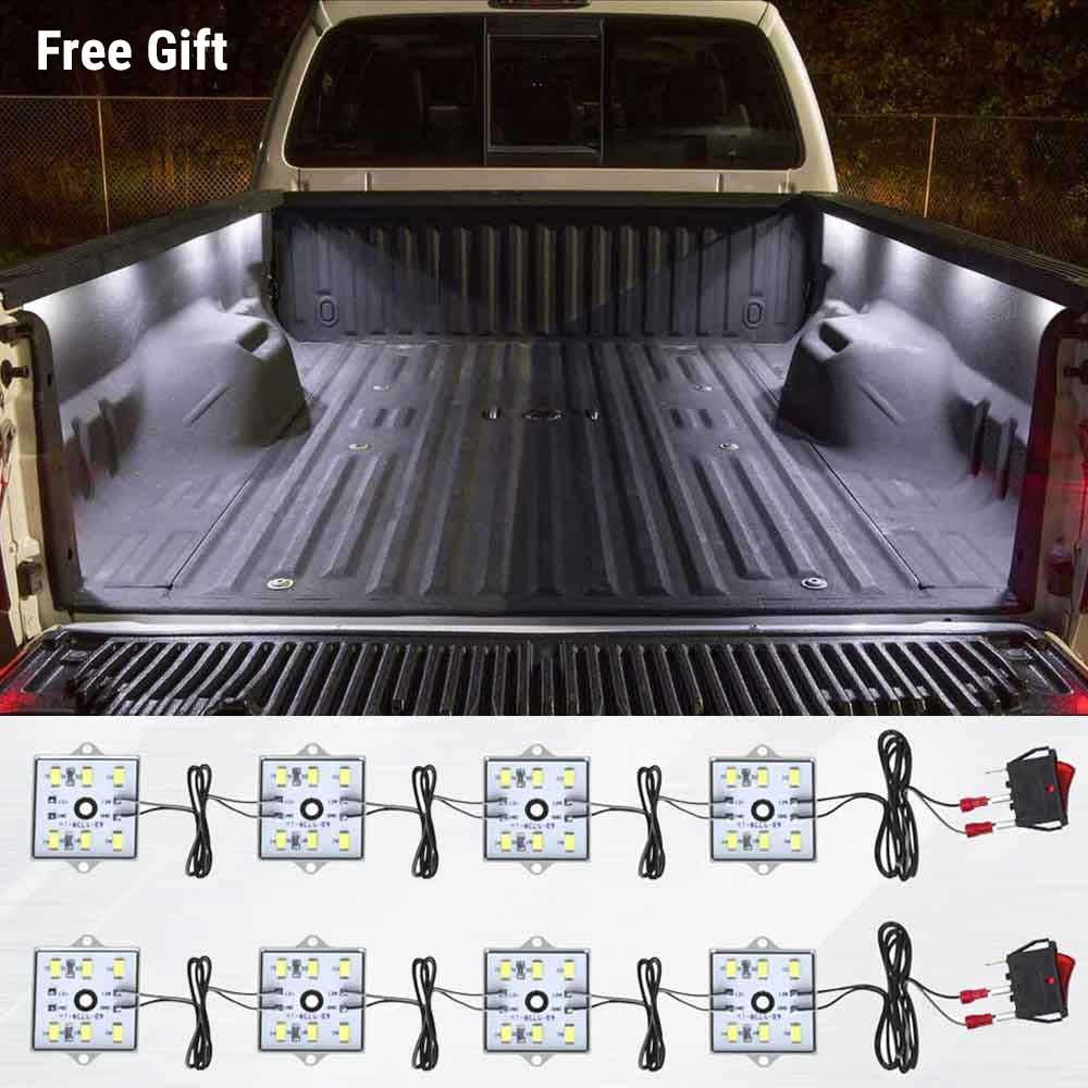 Explore Starter Kit - MR Retractable PRO Tonneau Cover + 8 Pcs Truck Bed Light Kit - Image 2