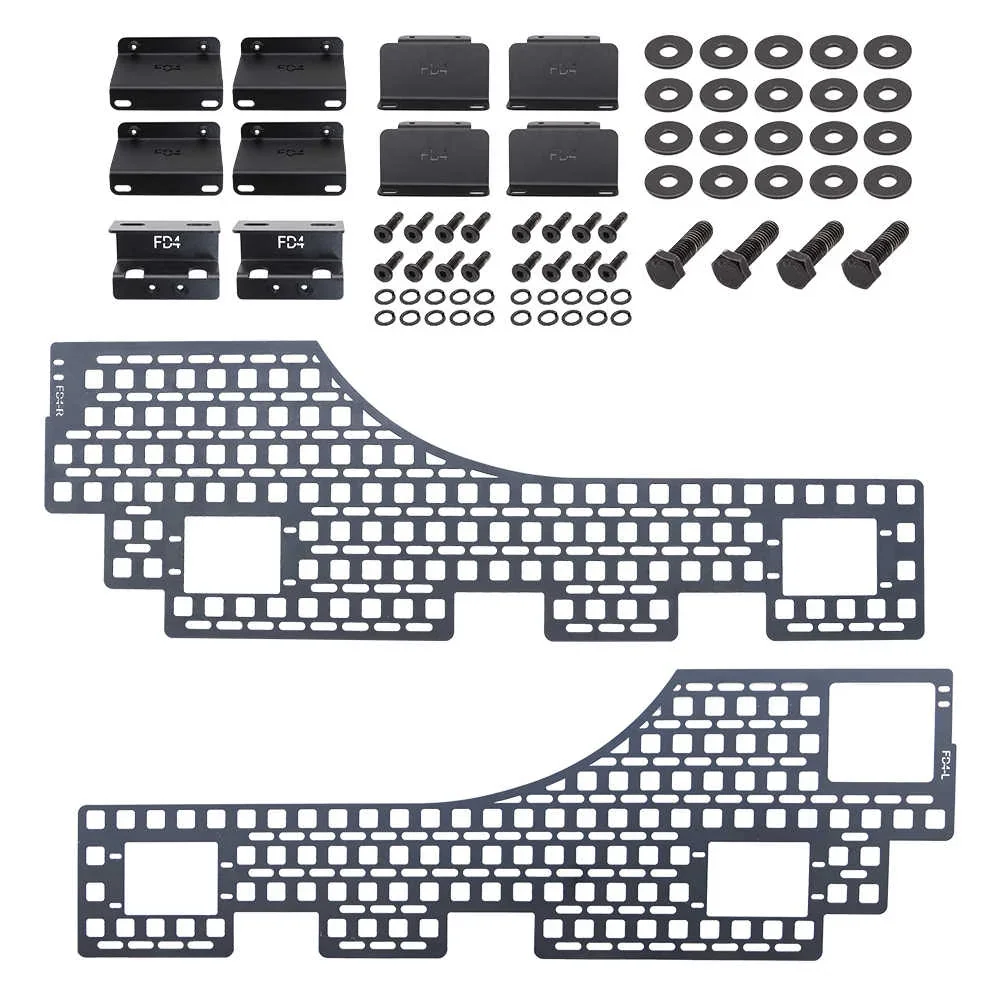 2 pcs Ford F-150 Stainless Steel Bedside Mounting Molle Panels - Image 12
