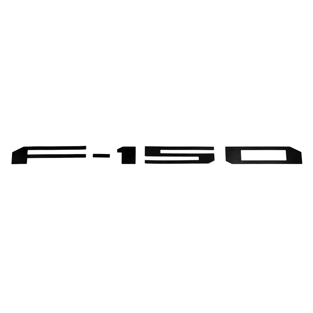 For 2018 F-150 Plastic Tailgate Vinyl Letter Inserts Sticker Black F150 Letter Decal - Image 2