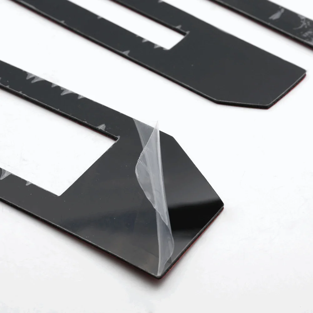 For 2018 F-150 Plastic Tailgate Vinyl Letter Inserts Sticker Black F150 Letter Decal - Image 4