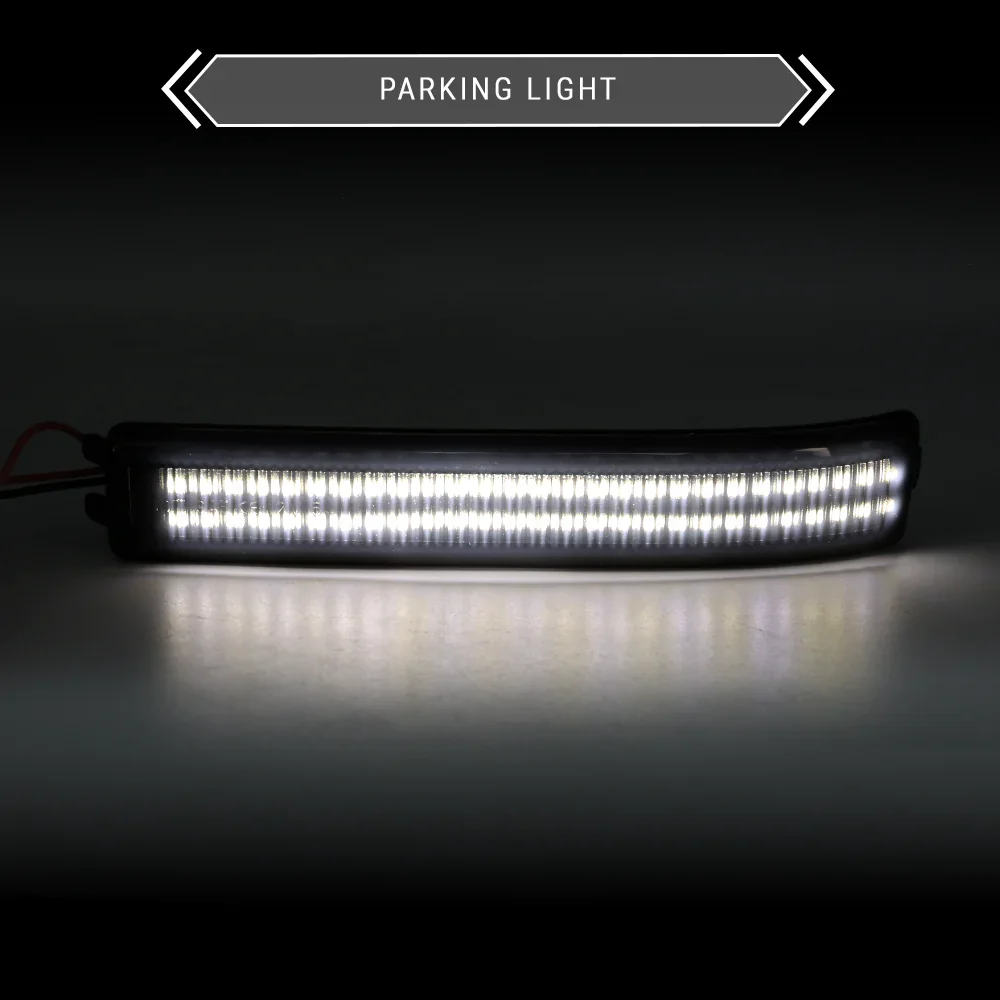 Smoked Sequential LED Side View Mirror Turn Signal Light for 2009-2014 Ford F-150 - Image 4