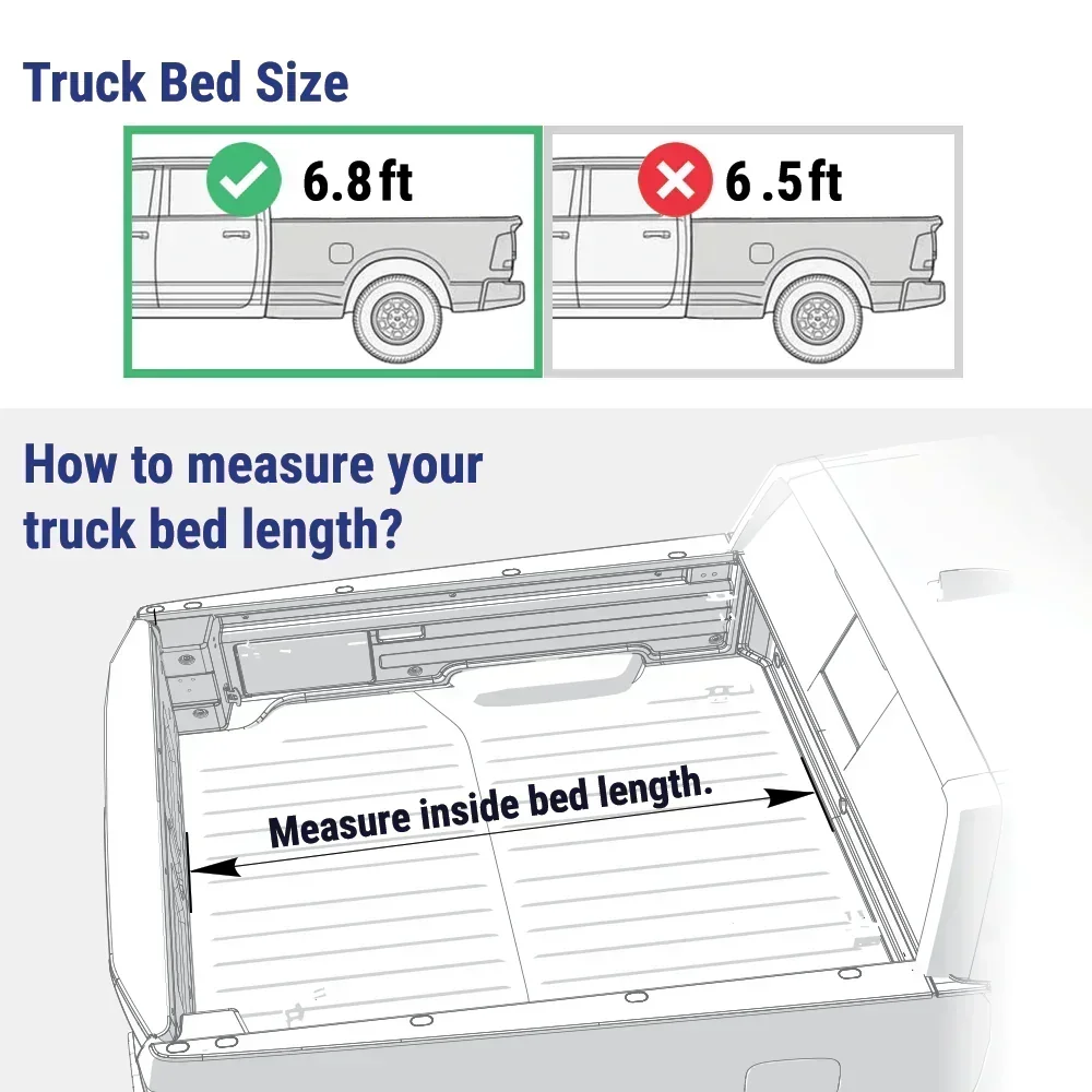 Ford F-250/F-350 (6.8ft Bed) AR Retractable PRO Tonneau Cover - Image 17