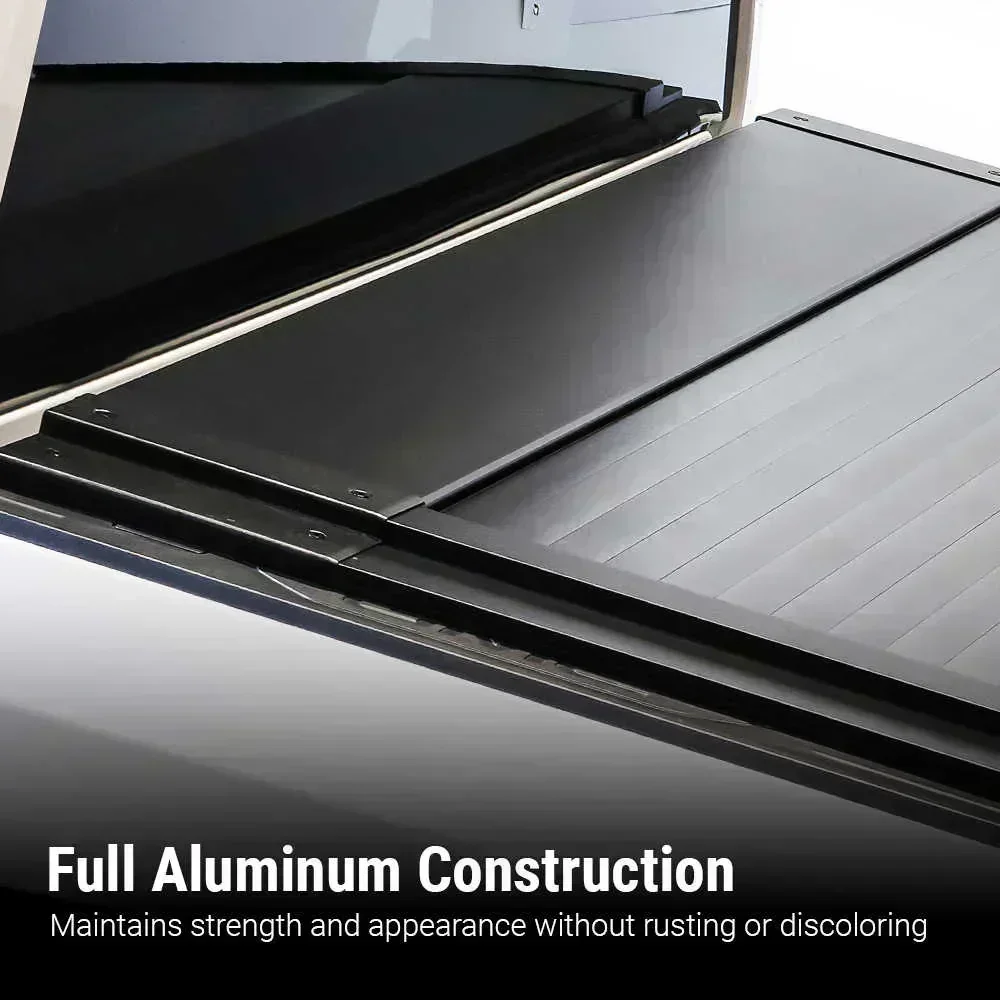 GMC Sierra 1500 (5.8ft Bed) Enhanced MB Retractable Hard Tonneau Cover - Image 3