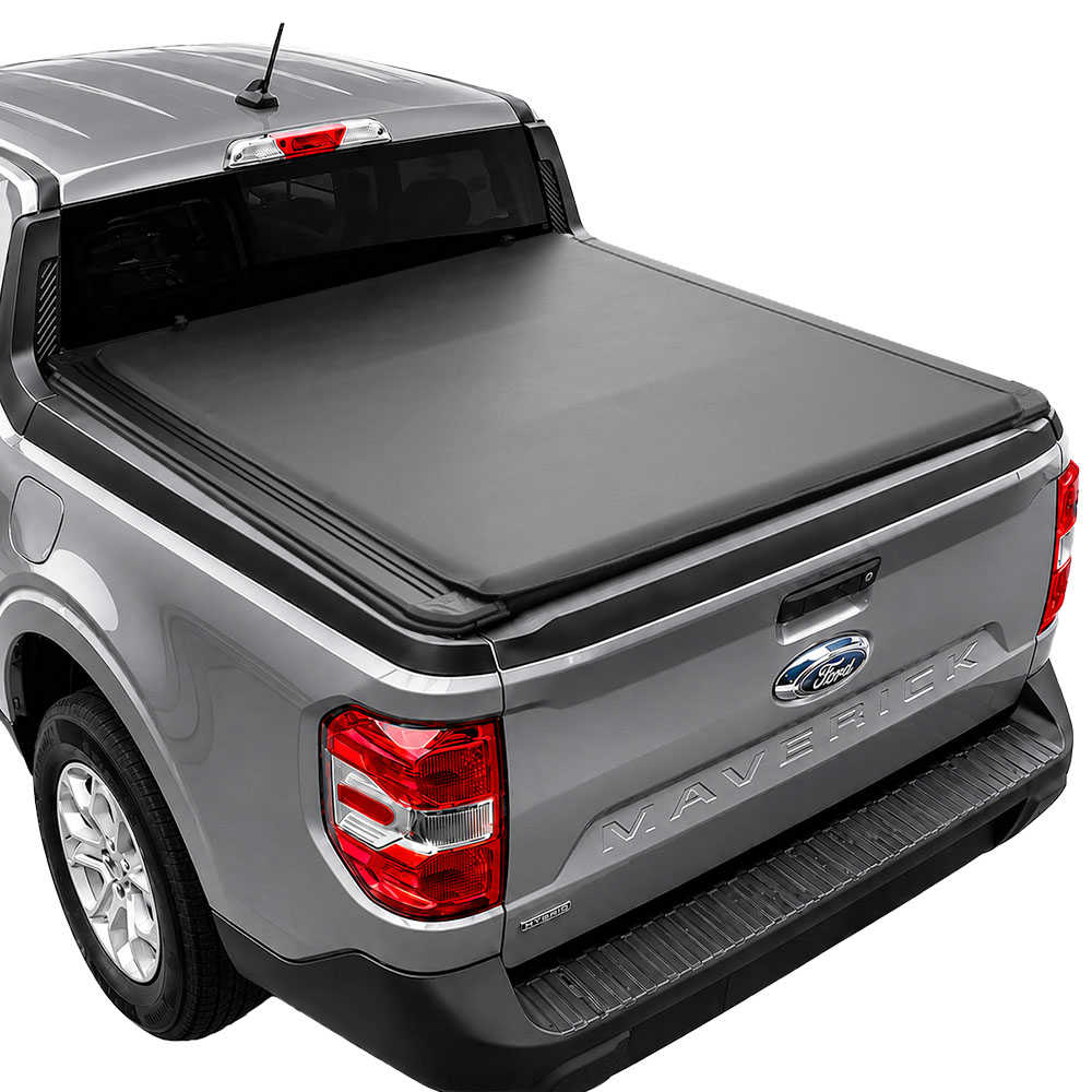 Maverick Soft Roll-Up Tonneau Cover With T-Slot Channel