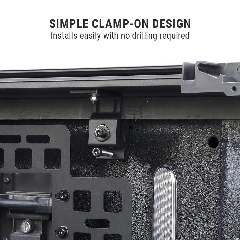 Silverado 1500 Soft Roll-Up Tonneau Cover With T-Slot Channel - Image 8