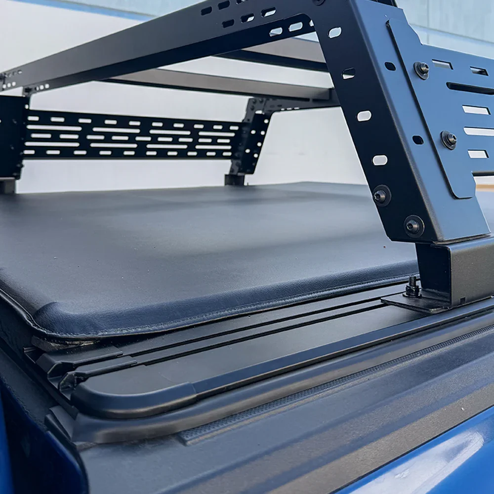 Silverado 1500 Soft Roll-Up Tonneau Cover With T-Slot Channel - Image 4
