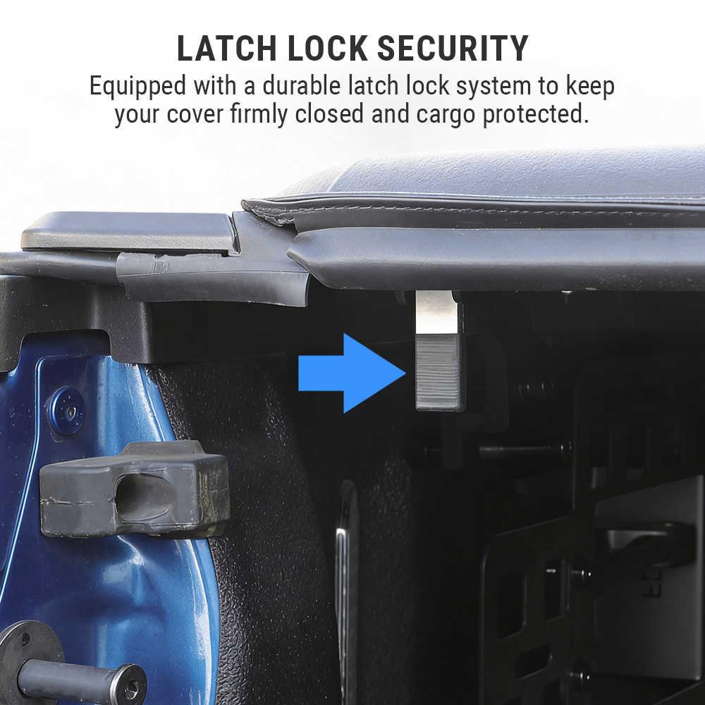 Silverado 1500 Soft Roll-Up Tonneau Cover With T-Slot Channel - Image 10