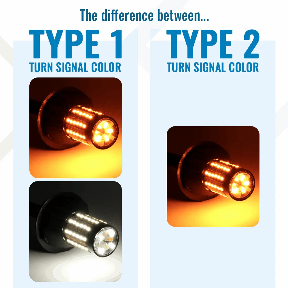 [3rd Gen] Built-in Resistors CANBUS LED Switchback Light Bulbs for Front Turn Signal Light - Image 4