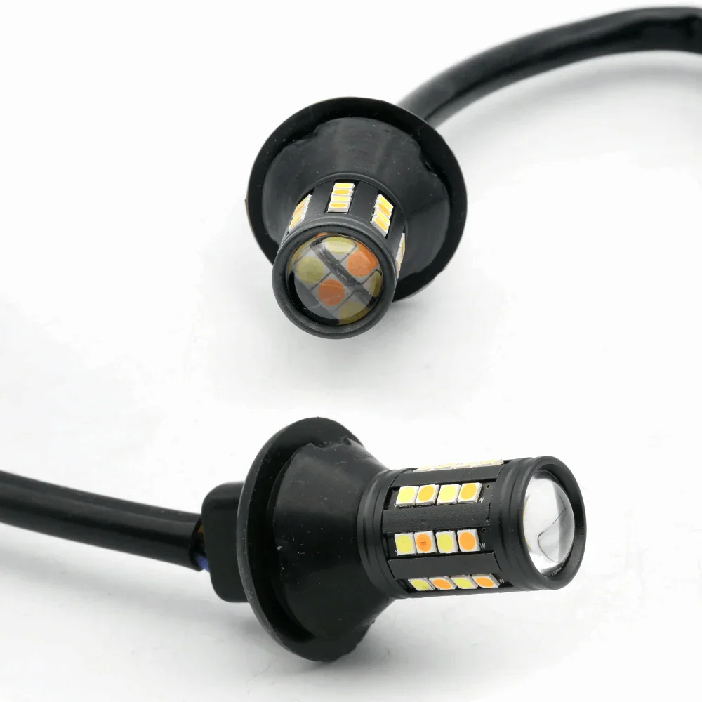 [3rd Gen] Built-in Resistor CANBUS LED Switchback Light Bulbs for Front Turn Signal Light - Image 5