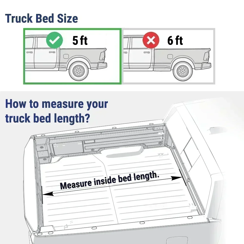 GMC Canyon (5ft Bed) MB Retractable Hard Tonneau Cover - Image 6