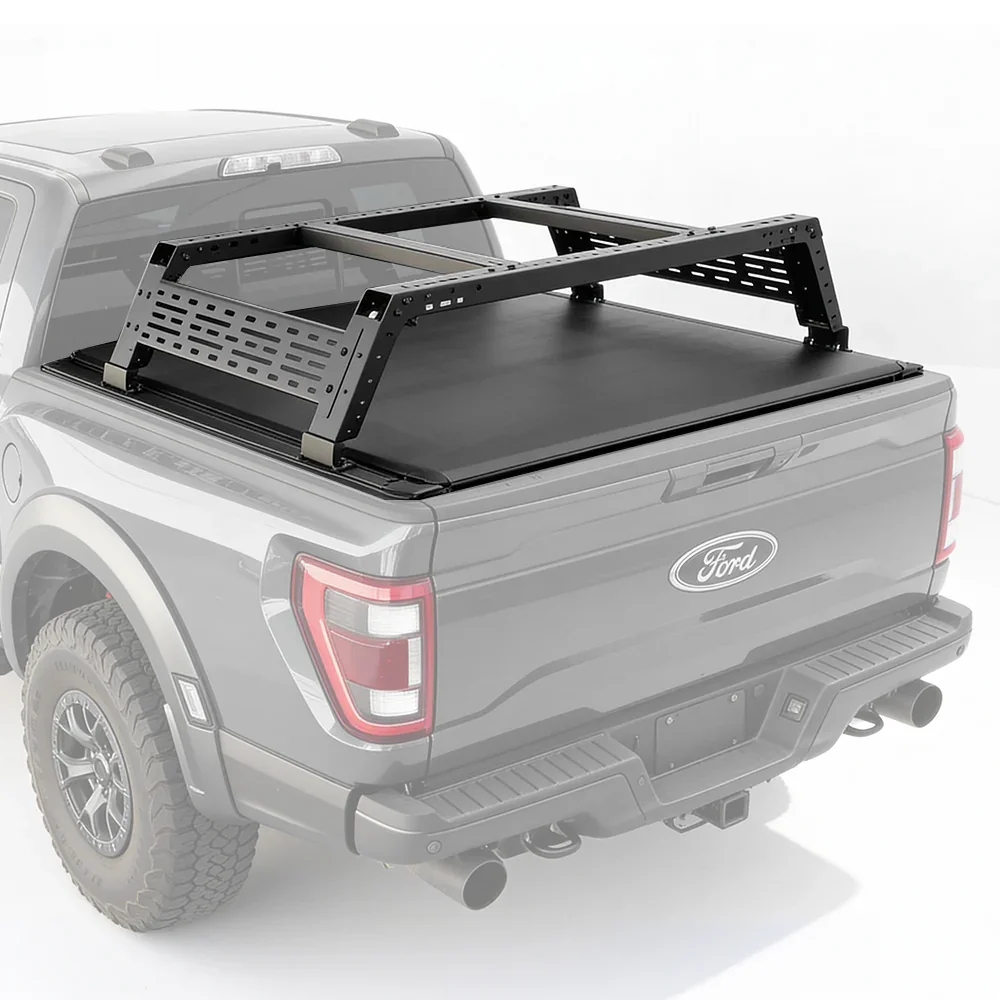 Off-Road Essential Duo - Soft Roll-Up Tonneau Cover + R3 Overland Rack - Image 15