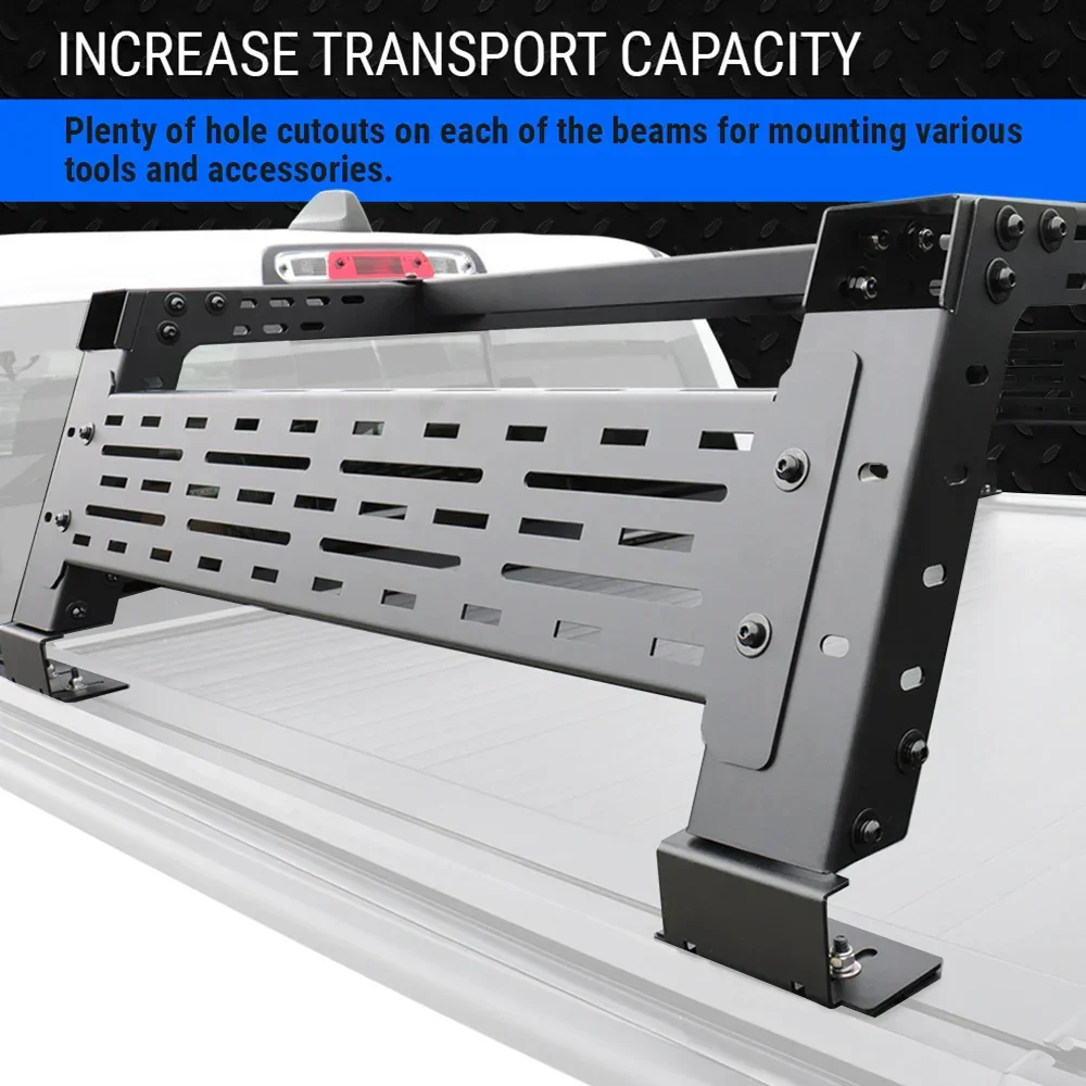 Off-Road Essential Duo - Soft Roll-Up Tonneau Cover + R3 Overland Rack - Image 8
