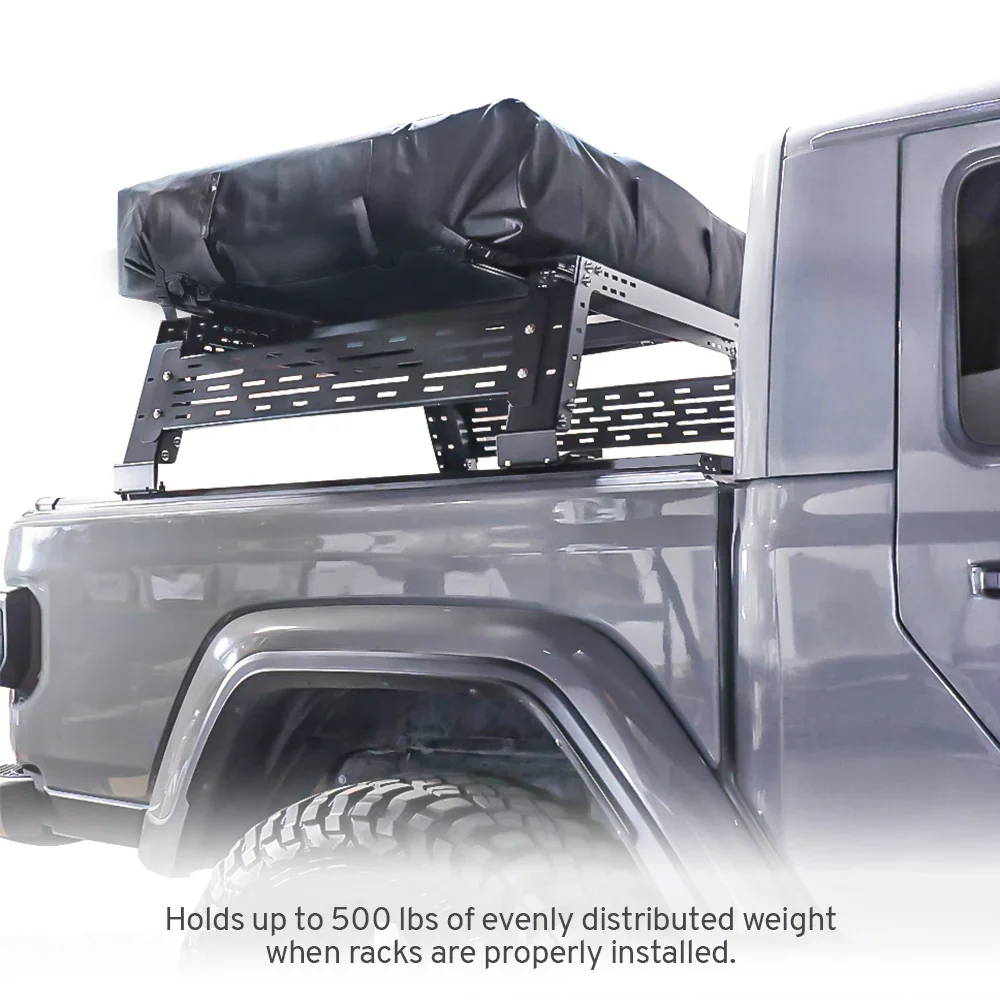 Off-Road Essential Duo - Soft Roll-Up Tonneau Cover + R3 Overland Rack - Image 9