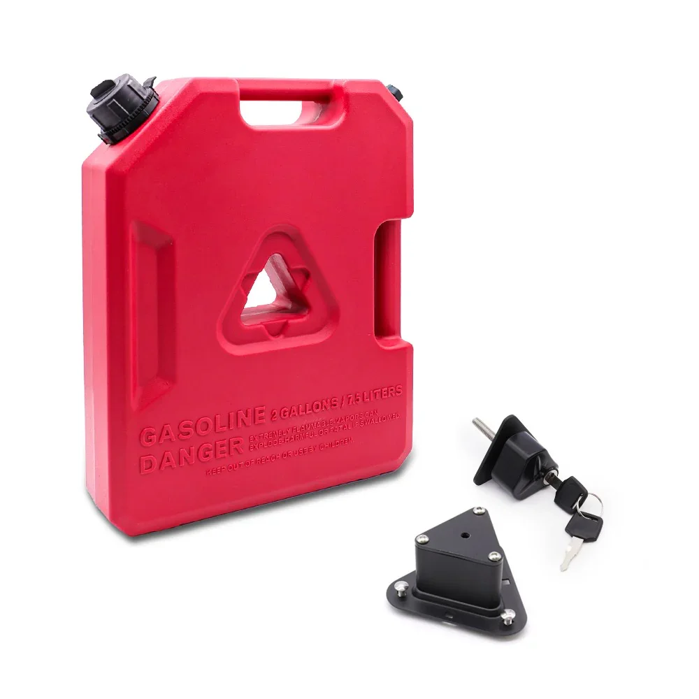Plastic Portable Spare Gallon / Liter Fuel Tank Gas Container, Red - Image 14