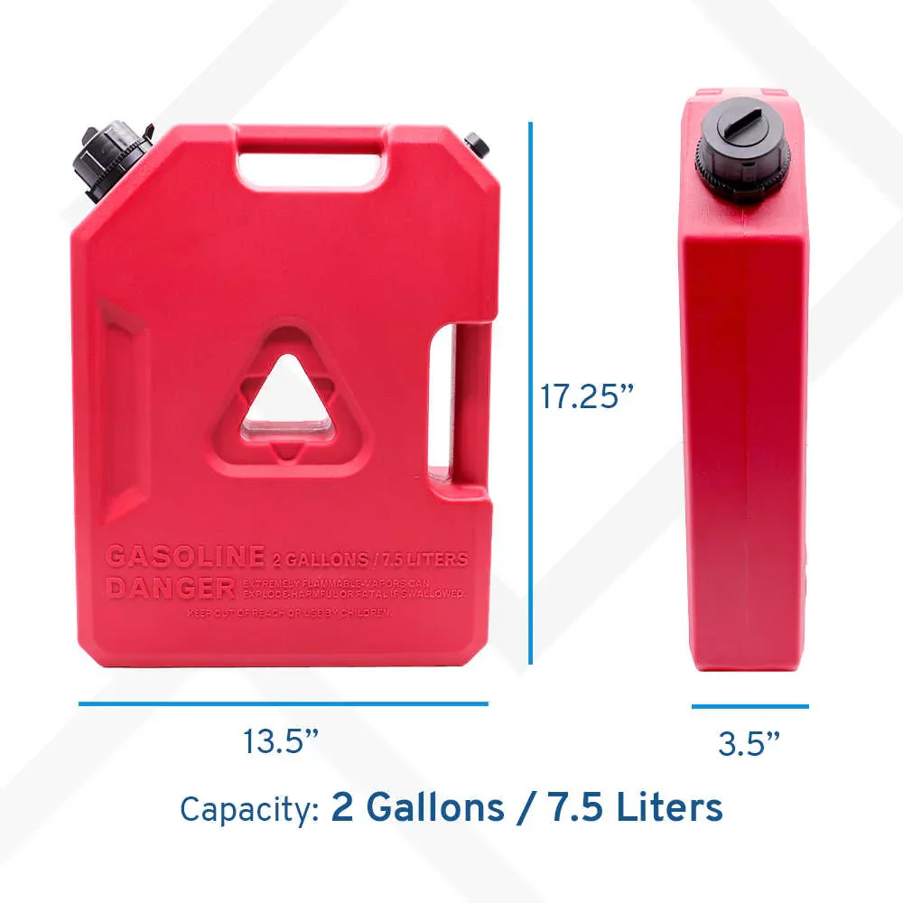 Plastic Portable Spare Gallon / Liter Fuel Tank Gas Container, Red - Image 8