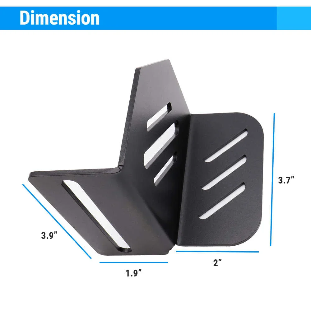 Powder Coated Stainless Steel Corner Bracket (Compatible With T-Slot Channel) - Image 4