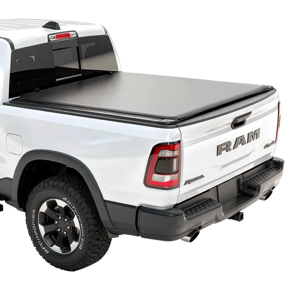 Ram 1500 Soft Roll-Up Tonneau Cover With T-Slot Channel