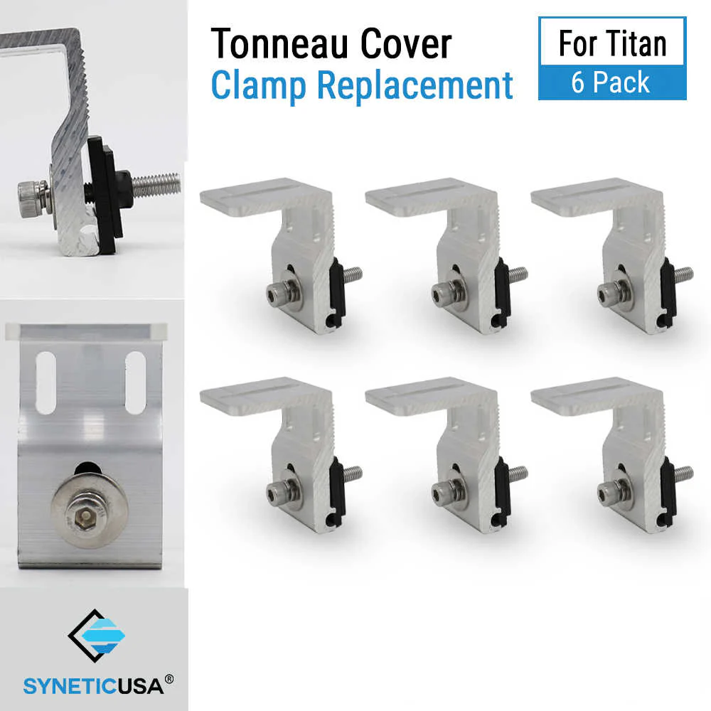 Six Sets of L-Clamps for MR / AR / ER Retractable Stainless Steel (w/ Deck Rails) - Image 6