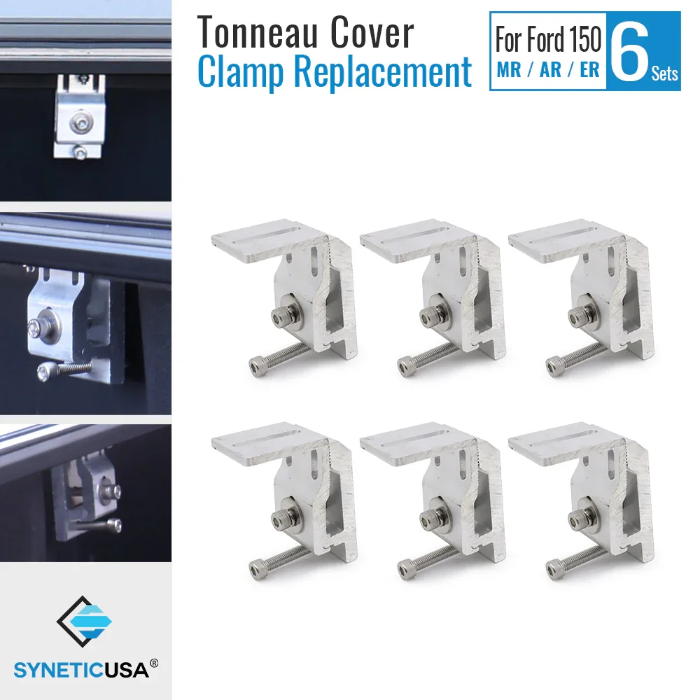Six Sets of L-Clamps for MR / AR / ER Retractable Stainless Steel - Image 8