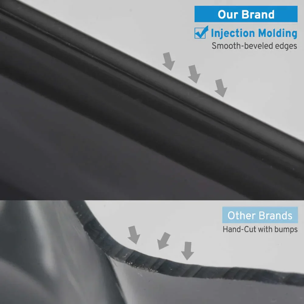 Smoke Window Visor For 2009 - 2018 RAM 1500 Crew Cab - Image 6