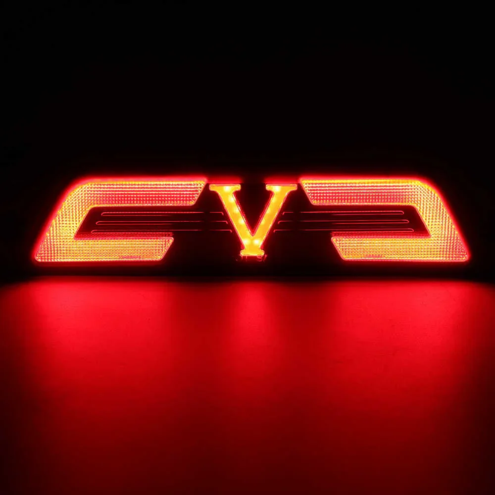 V-Shape Smokes Lens Red LED 3rd Brake Light for 1995-2015 Toyota Tacoma - Image 2