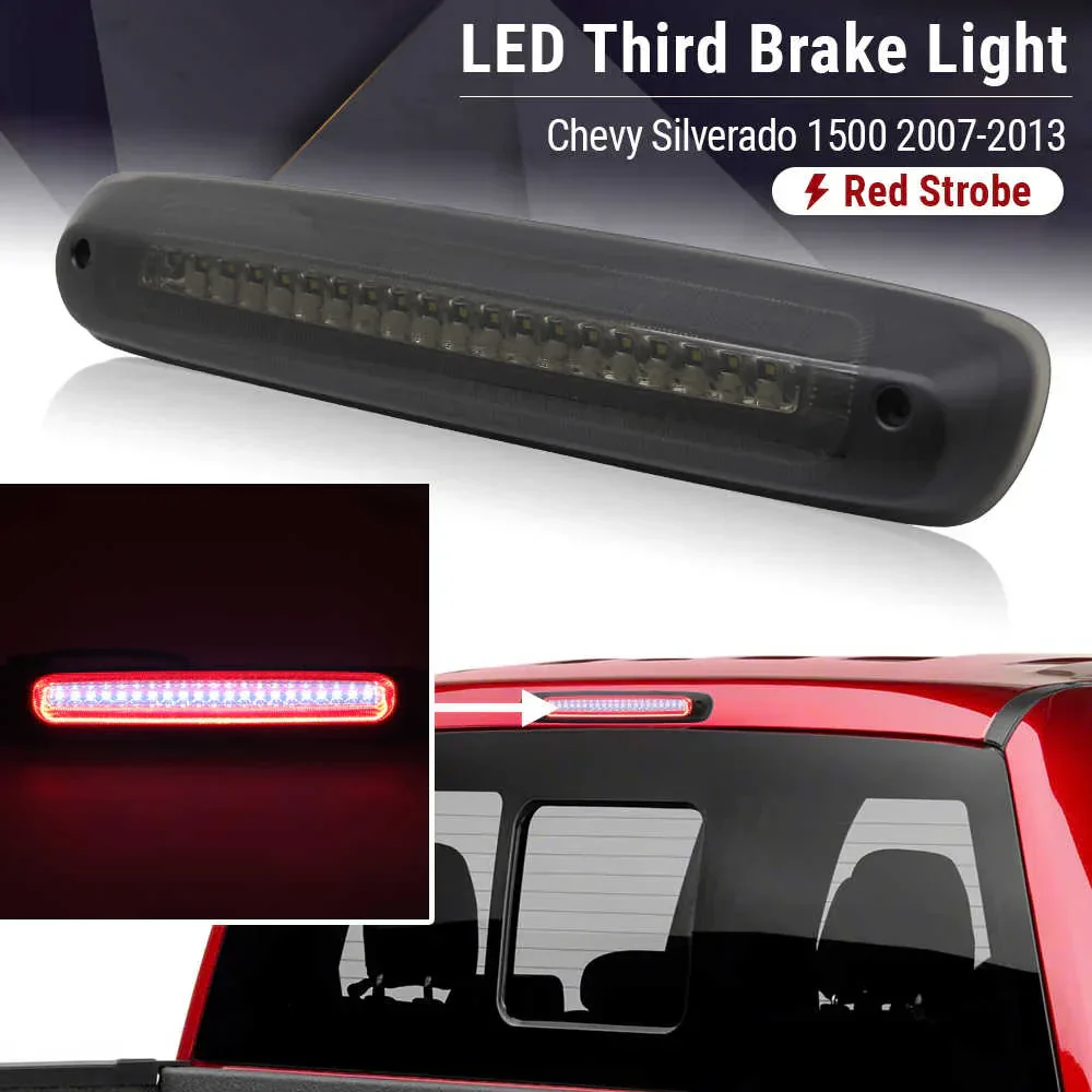 Smokes Lens LED 3rd Brake Light for 2007-2013 Silverado (w/ Flash Option)
