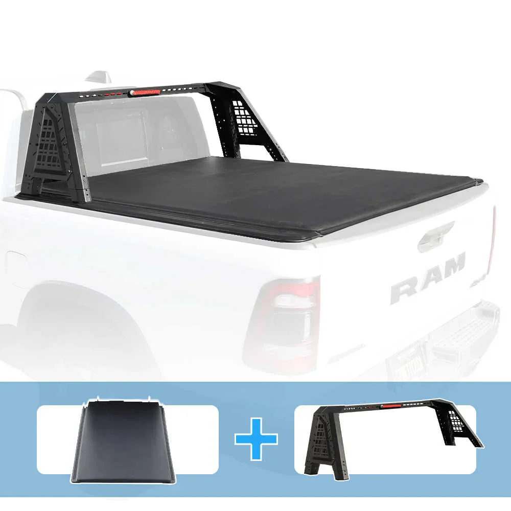 Off-Road Essential Duo - Soft Roll-Up Tonneau Cover + R9 Roll Bar - Image 7