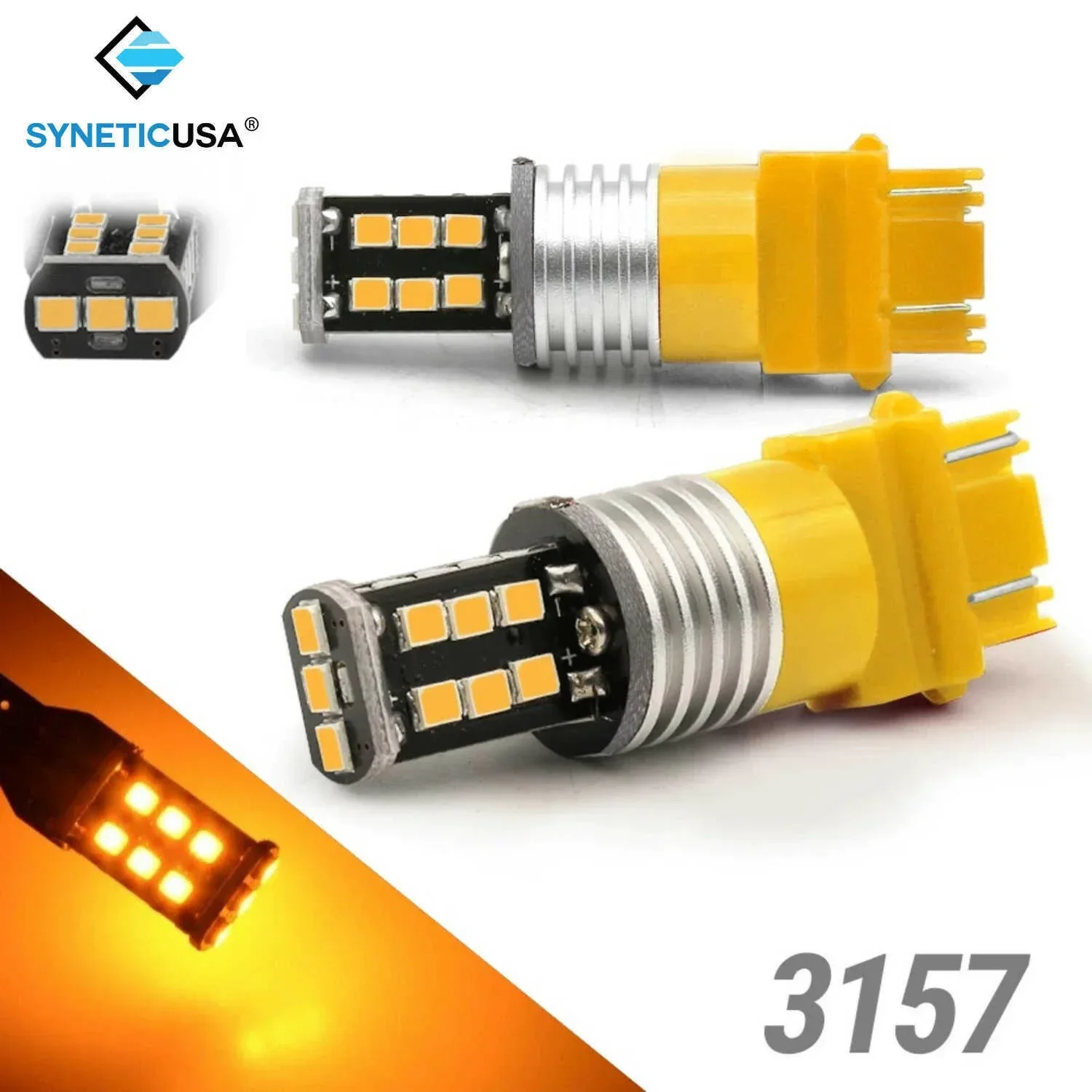 Stable Output 15-LEDs Turn Signal / Brake / Reverse / Parking Light Bulbs - Image 11