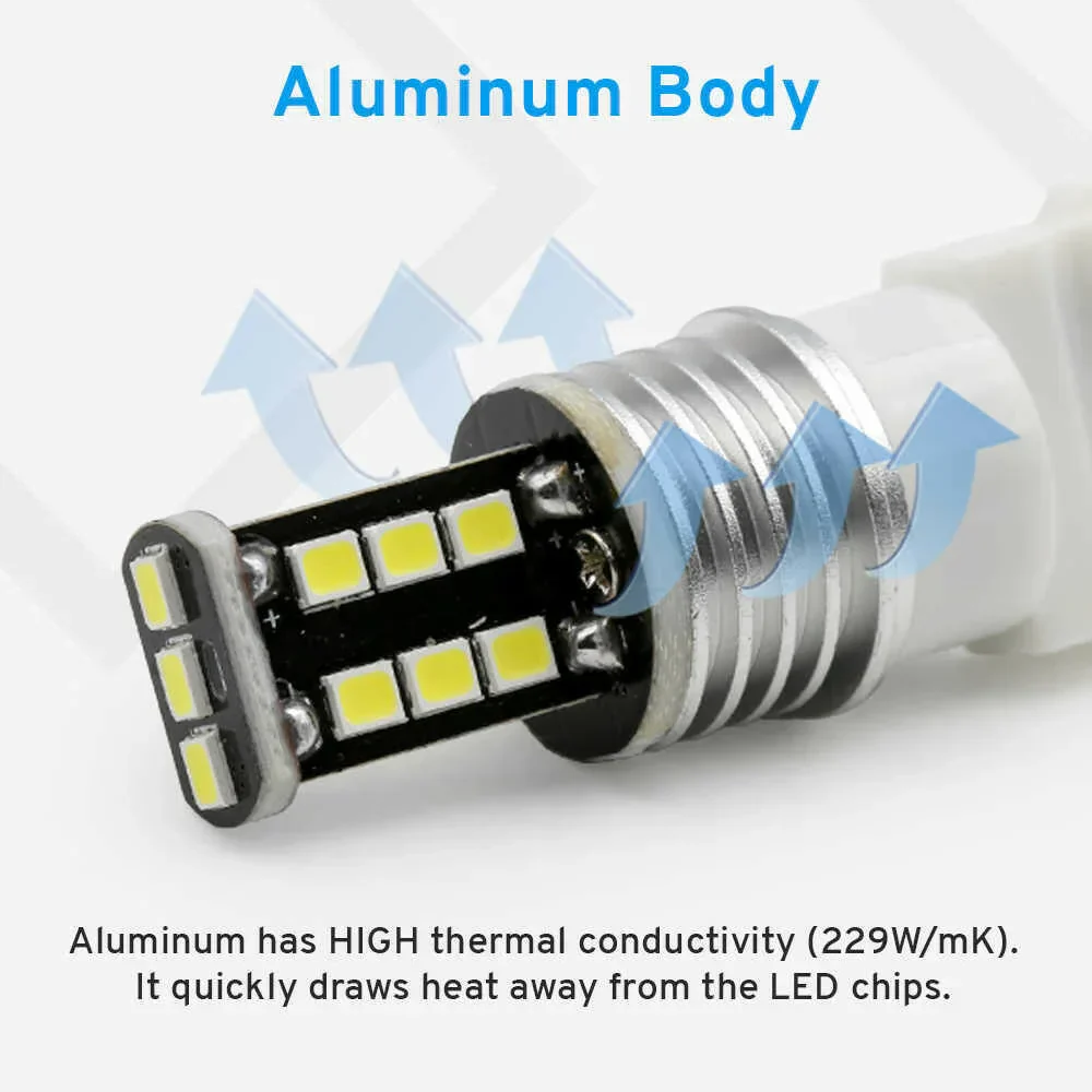 Stable Output 15-LEDs Turn Signal / Brake / Reverse / Parking Light Bulbs - Image 5