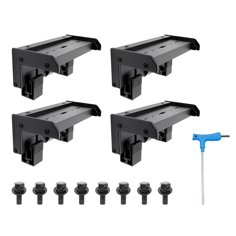 SYNETICUSA 4pcs Truck Bed Adaptor Kit for R1S/R1L Ladder Rack - Image 2