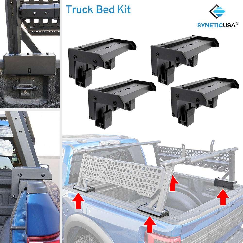 SYNETICUSA 4pcs Truck Bed Adaptor Kit for R1S/R1L Ladder Rack - Image 3