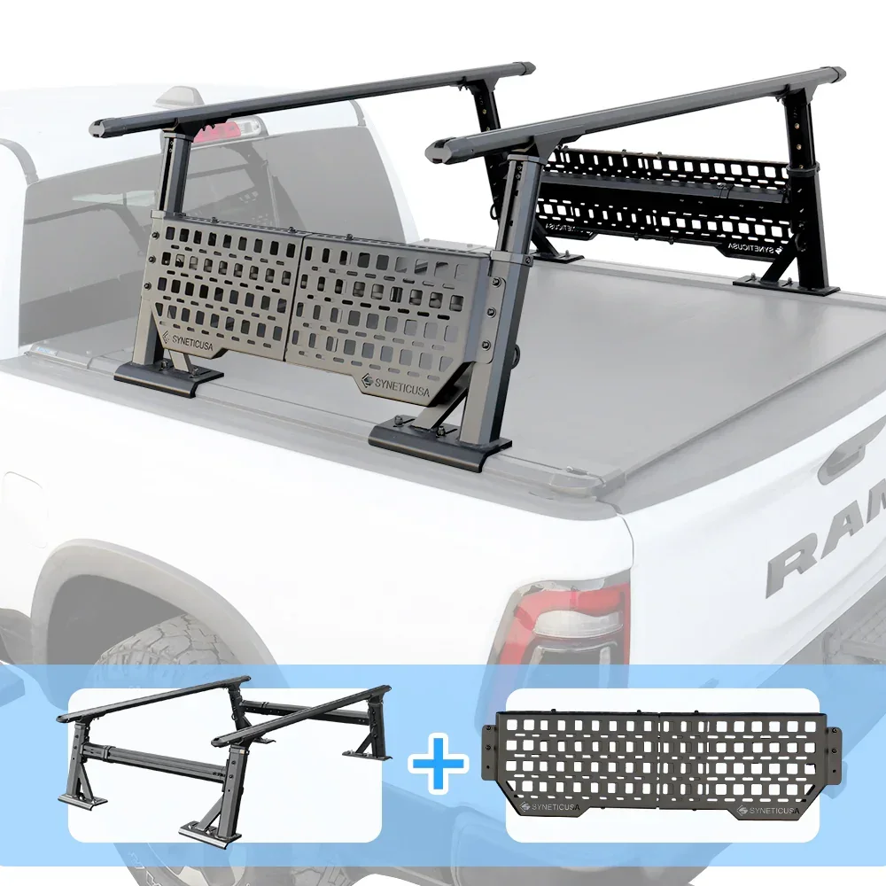 SYNETICUSA® R1S Aluminum Heavy Duty Adjustable Ladder Rack (4.5ft - 5.8ft Cover Mount) - Image 11