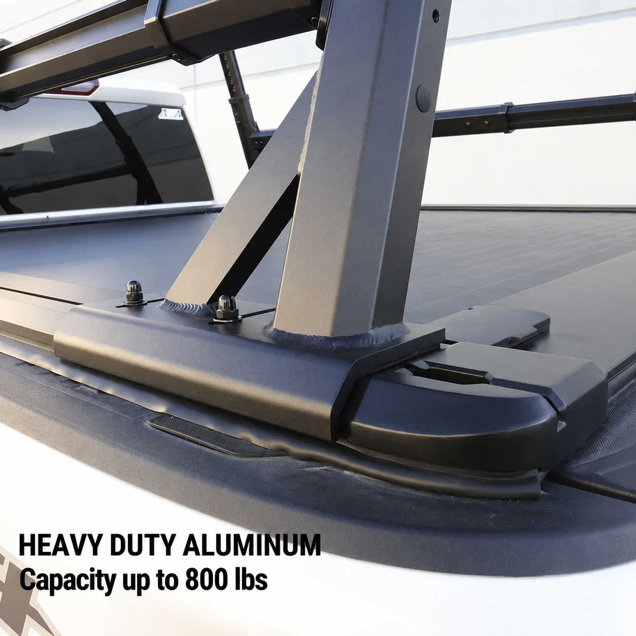 SYNETICUSA® R1S Aluminum Heavy Duty Adjustable Ladder Rack (4.5ft - 5.8ft Cover Mount) - Image 5