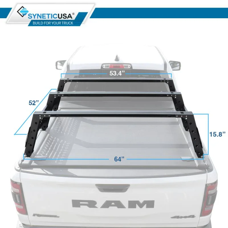 SYNETICUSA® R6 Premium Overland Rack Off-Road-Built Heavy Duty Stainless Steel - Image 6