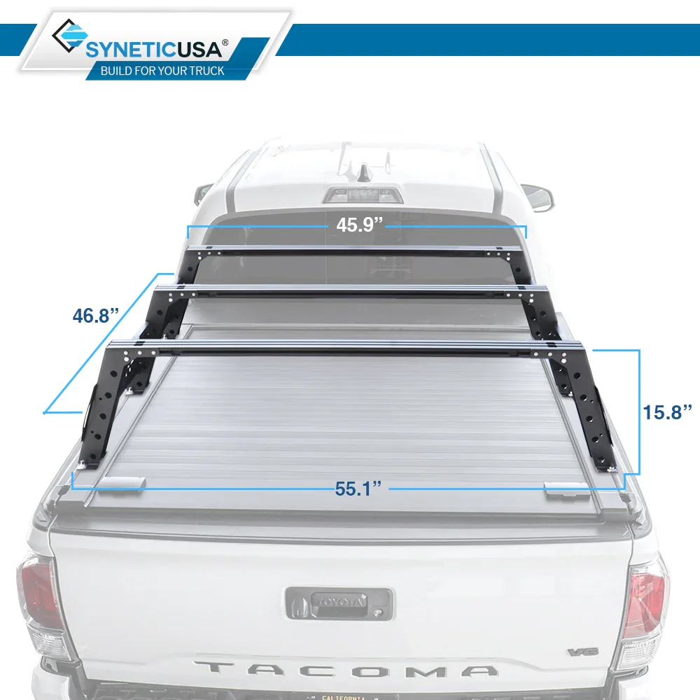 SYNETICUSA® R6 Premium Overland Rack Off-Road-Built Heavy Duty Stainless Steel - Image 7