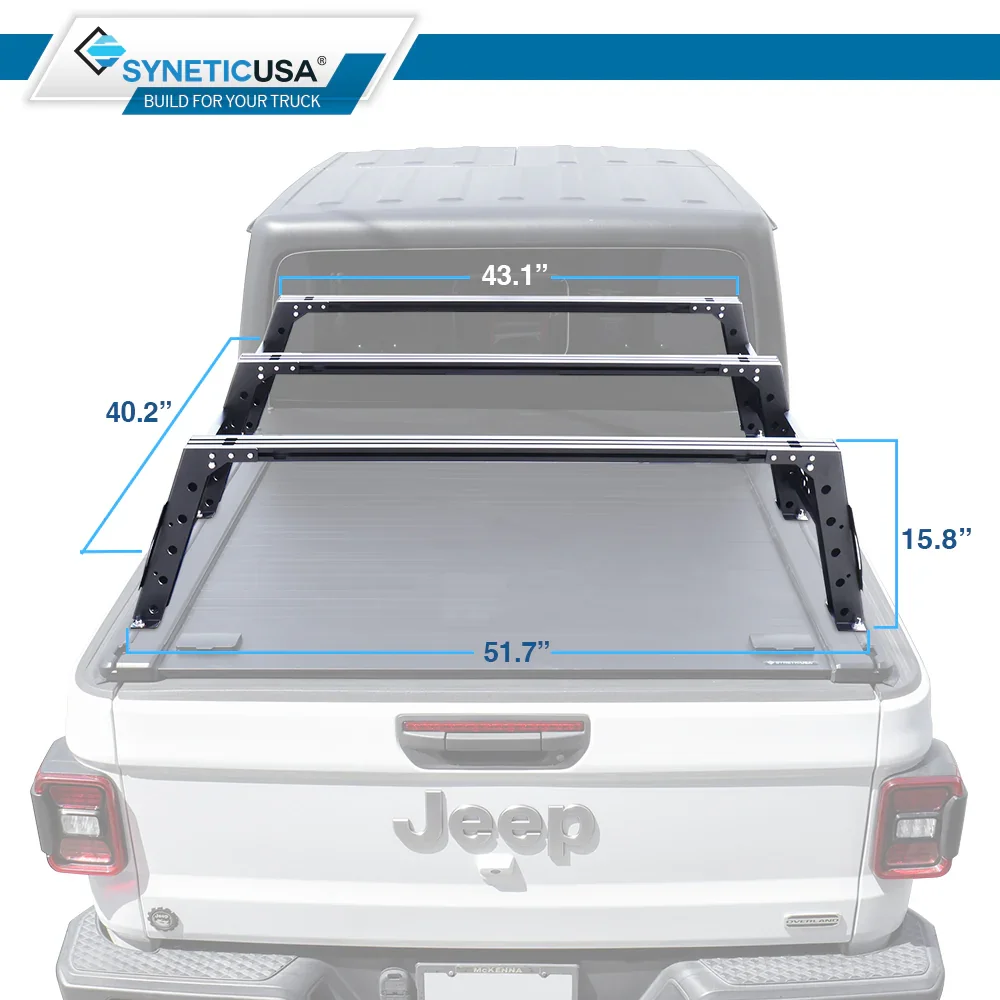 SYNETICUSA® R6 Premium Overland Rack Off-Road-Built Heavy Duty Stainless Steel - Image 8