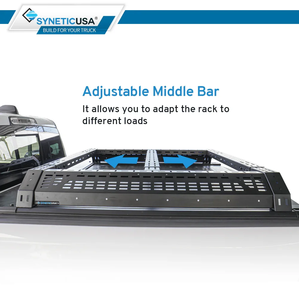 SYNETICUSA® R5 Low Profile Stainless Steel Heavy Duty Overland Rack - Image 5