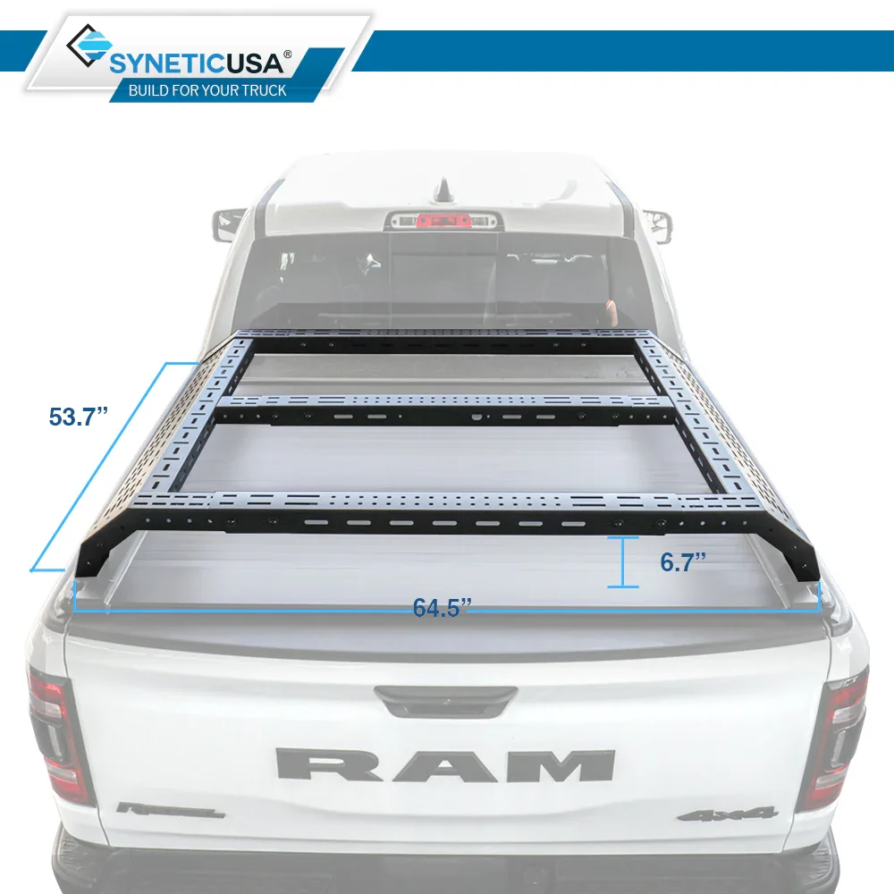 SYNETICUSA® R5 Low Profile Stainless Steel Heavy Duty Overland Rack - Image 6